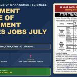 Government College of Management Sciences featured job banner July 2026