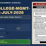 Govt College of Management Sciences Landikotal jobs featured July 2026 - Govt-College-of-Mgmt-Sci-Landikotal-Jobs