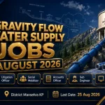 Gravity Flow Water Supply Scheme Mansehra Jobs August 2026 — Assistant Director Litigation Officer Social Mobilizer Accounts Officer Sub Engineer Computer Operator