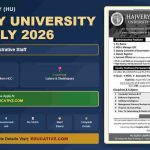 Hajvery University Jobs July 2026 Rector, HOD, Deputy Positions