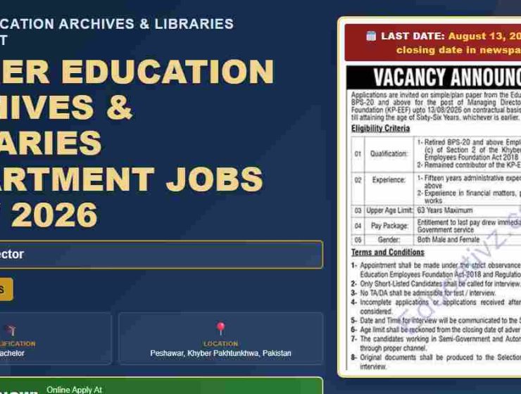 Higher Education Archives & Libraries Department jobs featured July 2026 - organization logo and job title