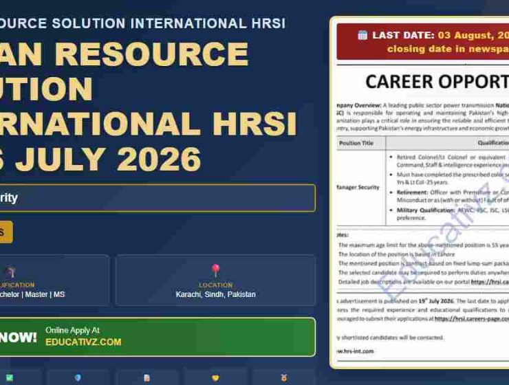 human resource solution international jobs july 2026 - hrisi org