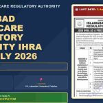 islamabad healthcare regulatory authority ihra jobs july 2026 - islamabad health care authority recruitment