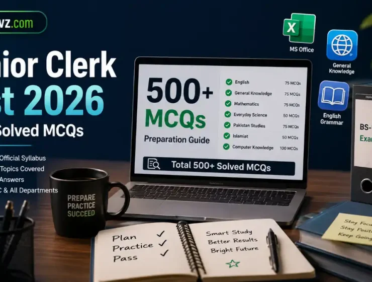 Junior Clerk Test 2026 syllabus weightage and 500 solved MCQs preparation guide