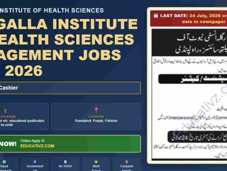 Margalla Institute of Health Sciences Management Jobs July 2026 featured image by Educativz
