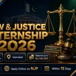 Ministry of Law and Justice Internship 2026 — Intern Associate Lawyer Islamabad