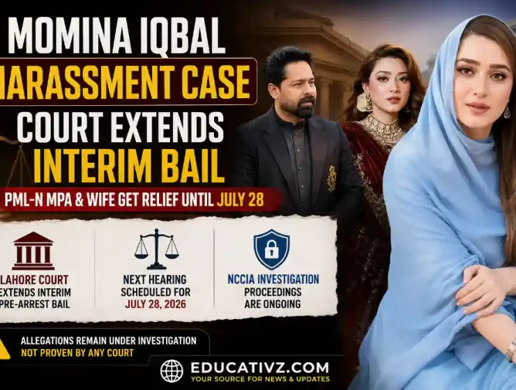 Momina Iqbal harassment case Lahore court extends interim bail of PML-N MPA and wife