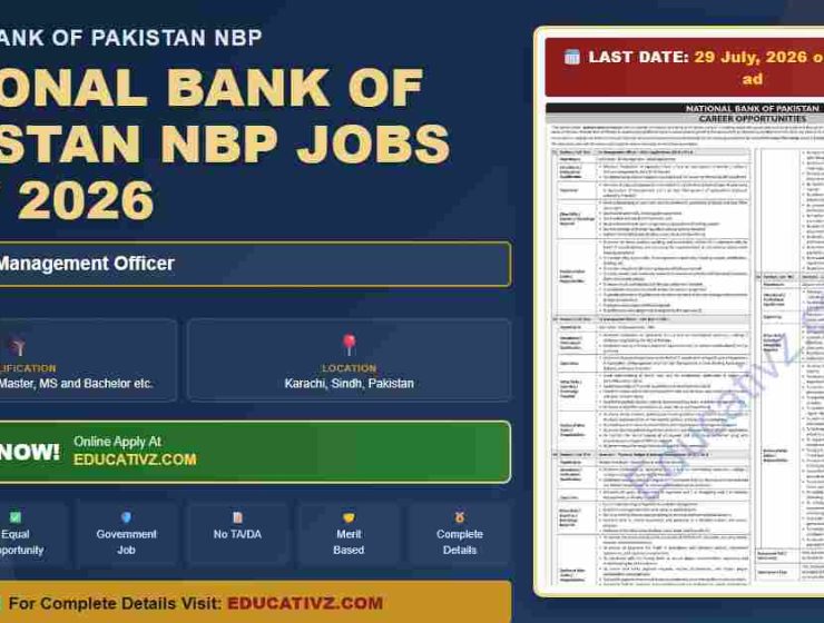 National Bank of Pakistan NBP Assistant Jobs July 2026 - National Bank of Pakistan (NBP) job opportunity for Associate position in the organization.