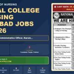National College of Nursing Faisalabad jobs July 2026 typist position featured image
