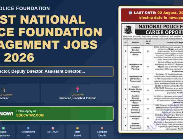 National Police Foundation Deputy Director Job Summary July 2026 - Educativz