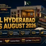 NUML Hyderabad Campus Jobs August 2026 — Assistant Professor Lecturer Software Engineering Computer Science English Management Sciences