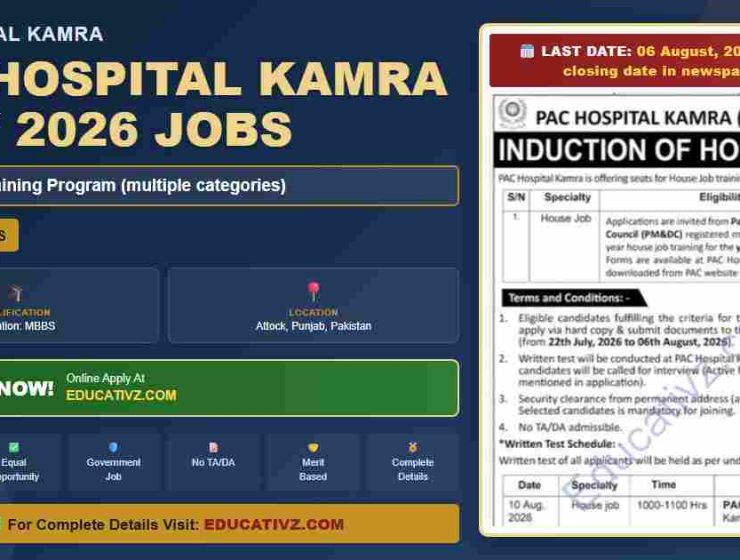 PAC Hospital Kamra July 2026 Medical and House Job Training featured banner - Organization: PAC Hospital Kamra, Month/Year: July 2026