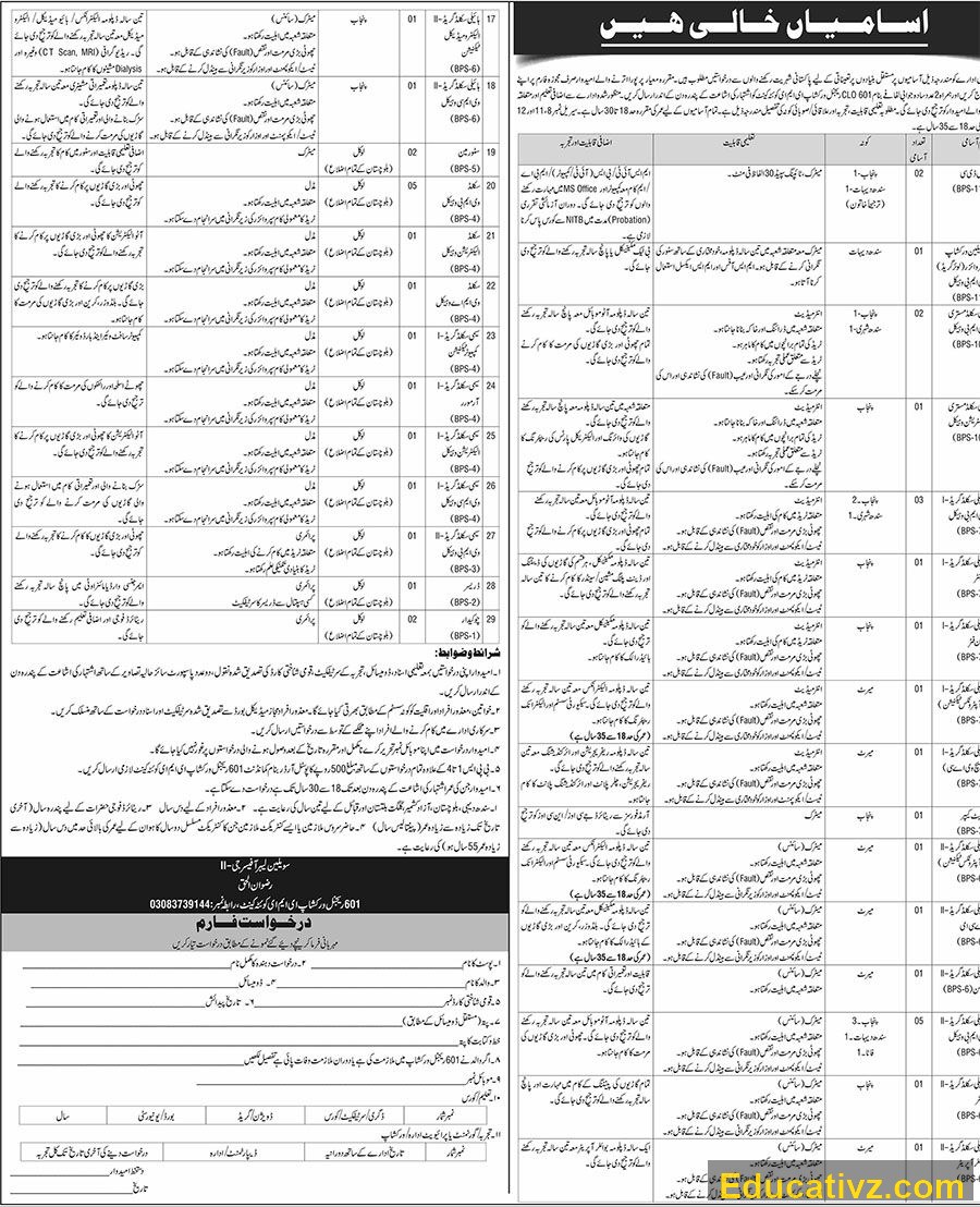 Pakistan Army Jobs July 2026 | Technicians, Mechanics, Others - Official Advertisement