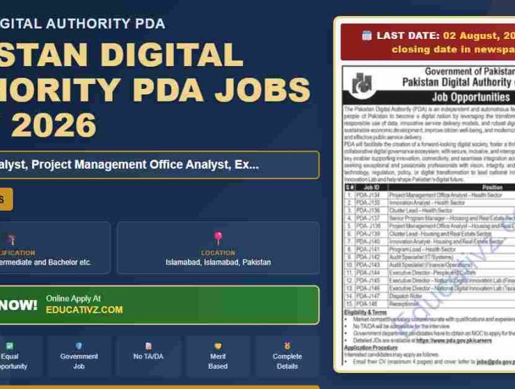 Pakistan Digital Authority Jobs July 2026 - Innovation Organization featured banner image