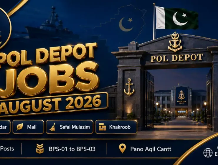 POL Depot Pano Aqil Jobs August 2026 — PNS Zulfiqar Chowkidar Mali Safai Mulazim Khakroob