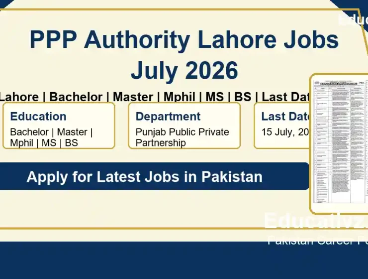PPP Authority Lahore Jobs July 2026 featured image