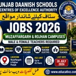Punjab Daanish Schools Jobs 2026 Latest Teachers Recruitment in Punjab