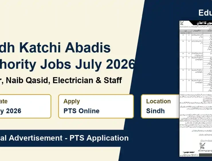 Sindh Katchi Abadis Authority SKAA Jobs July 2026 featured image for drivers and staff posts