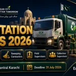 Solid Waste Management Services Jobs 2026 — Karachi Operations Manager Manual Sweeping Contractors Field Supervisors Door-to-Door Collection Supervisors