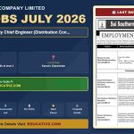 sui southern gas company limited manager accounts deputy chief engineer july 2026 job opportunity