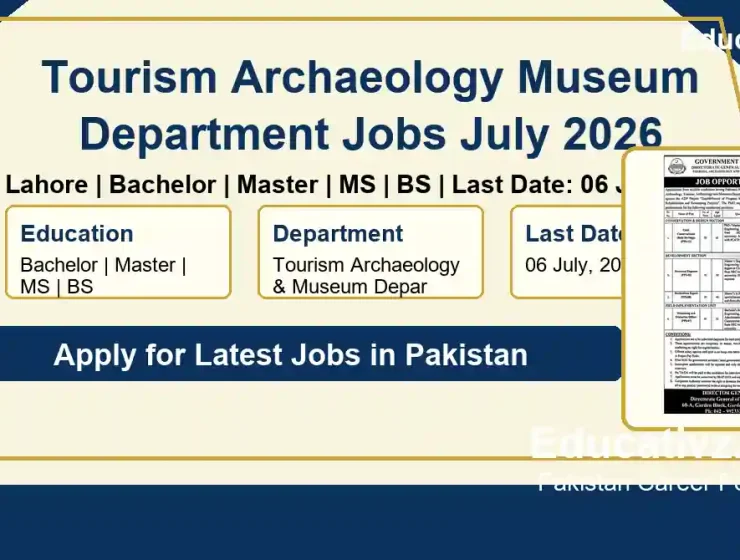 Tourism Archaeology Museum Department Jobs July 2026 featured image