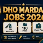 District Health Officer Mardan Jobs August 2026 — EPI Vaccinator 110 Posts