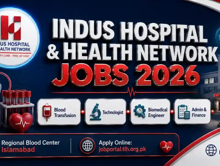 Indus Hospital Health Network Jobs August 2026 Regional Blood Center Islamabad