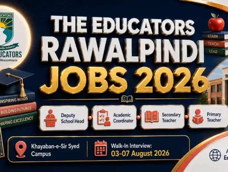 The Educators Rawalpindi Jobs August 2026 Khayaban-e-Sir Syed Campus