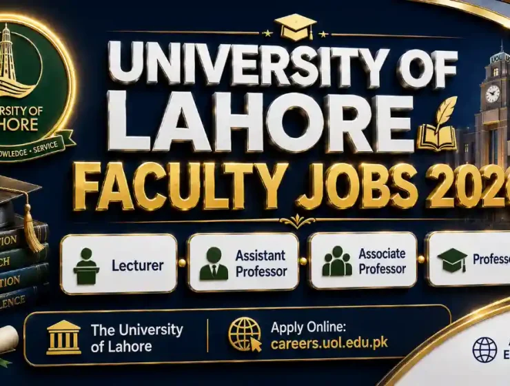 University of Lahore Faculty Jobs August 2026 UOL Lecturer Professor