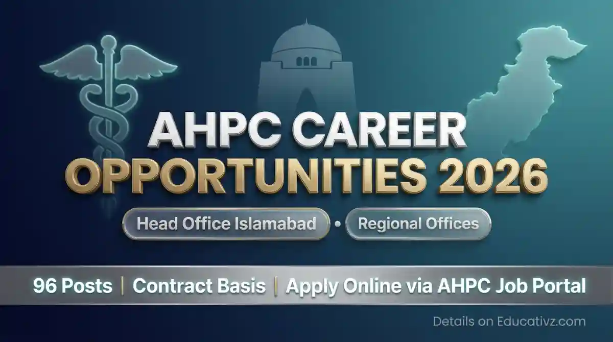 AHPC Jobs September 2026 — Secretary, Registrar, Director & Assistant Director Vacancies, Islamabad and Regional Offices