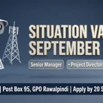 Government Organization Jobs September 2026 — Senior Manager, Project Director, Manager and Technician Vacancies