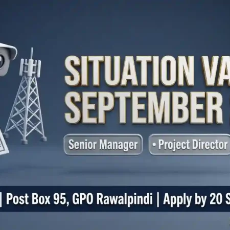 Government Organization Jobs September 2026 — Senior Manager, Project Director, Manager and Technician Vacancies