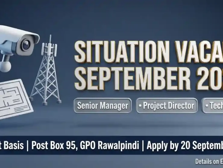 Government Organization Jobs September 2026 — Senior Manager, Project Director, Manager and Technician Vacancies