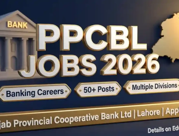 PPCBL Jobs 2026 — Punjab Provincial Cooperative Bank Ltd Banking Careers Lahore
