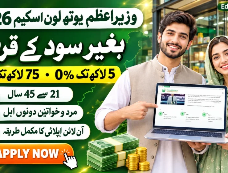 PM Youth Loan Scheme 2026 – Rs 5 lakh tak bila sood qarza aur 75 lakh tak loan, online apply guide | Educativz