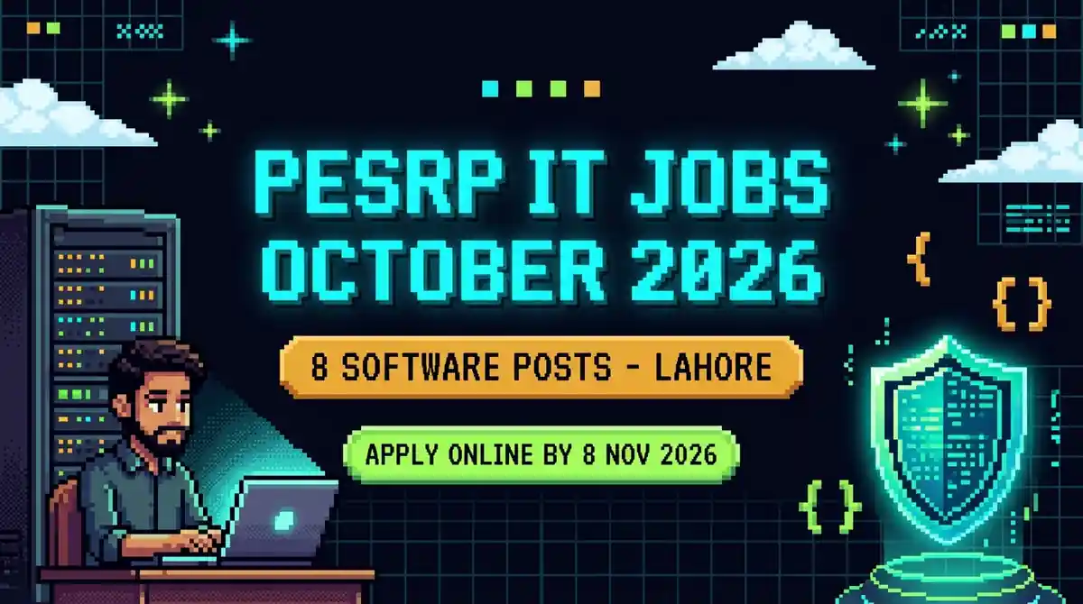 PMIU PESRP IT Jobs October 2026: 8 software posts in Lahore under ASPIRE, apply online by 8 November 2026 | Educativz