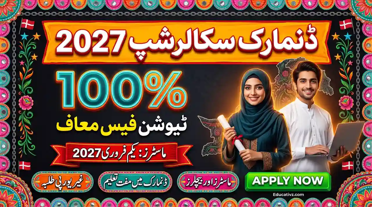 SDU Danish Government Scholarship 2027 for Pakistani students truck art thumbnail